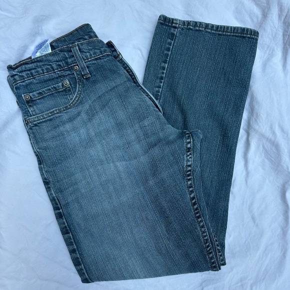 LEVI’S Signature Men's Dark Blue Straight Jeans Size 34/30 Dadcore - Picture 2 of 10